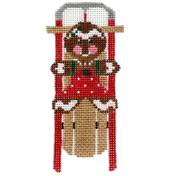 AF28GGRD - RD Gingerbread Girl Sled