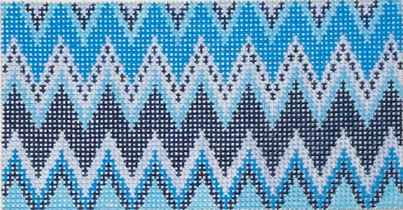 AF29BI - Blue ZigZag Insert