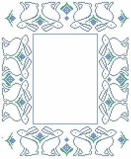 AF311 - Blue Bunny Frame