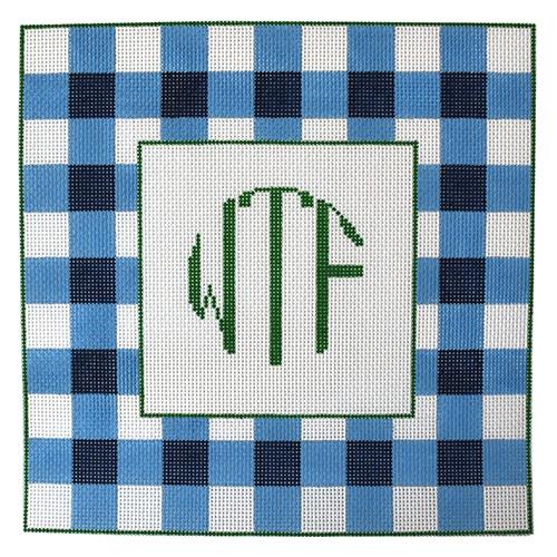 AF35 - WTF Pillow - Blue Check