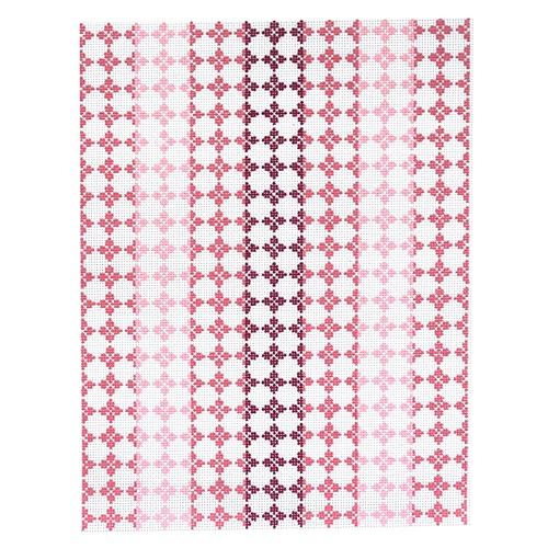 AF44 - Pink Medallion Trifold Clutch