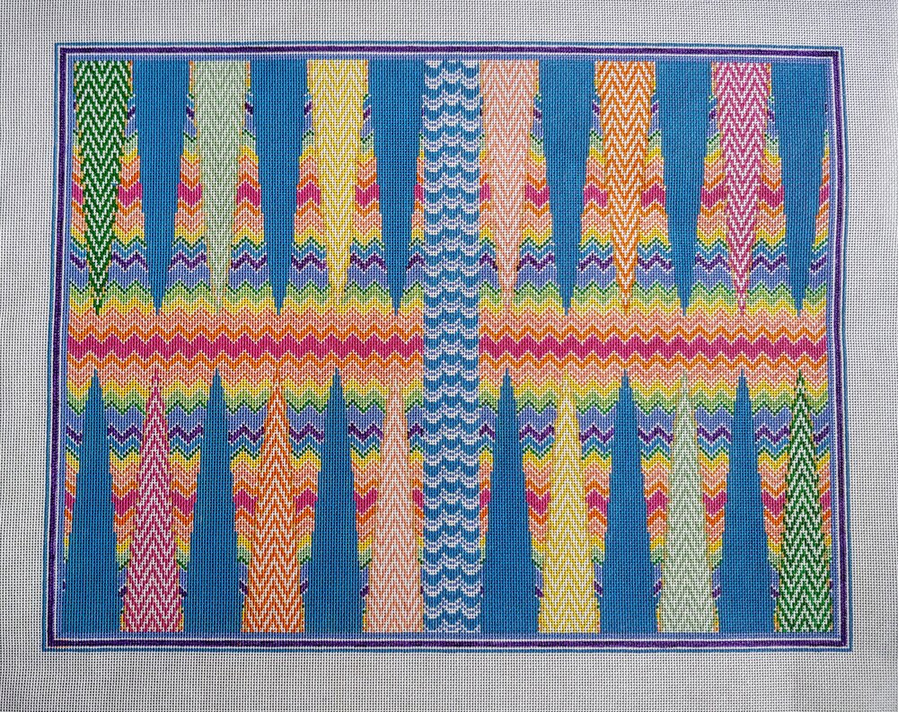 AF69 - Bargello Backgammon Board