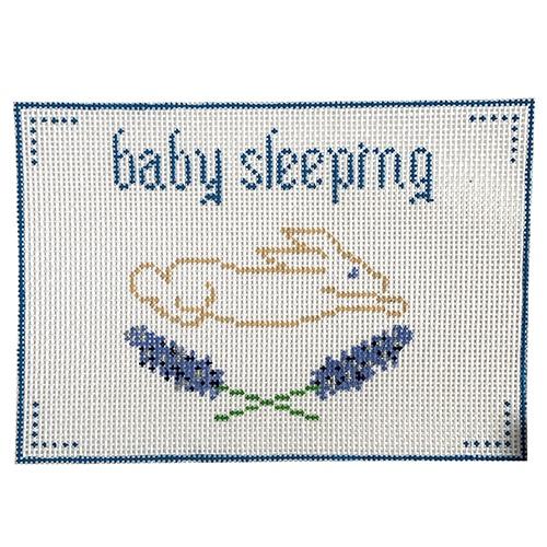 AF83 - Blue Baby Bunny Sleeping