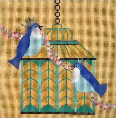 AL-039 - The Royal Couple Birdcage