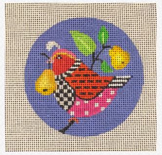 AL-053 - Partridge and Pear Colorful