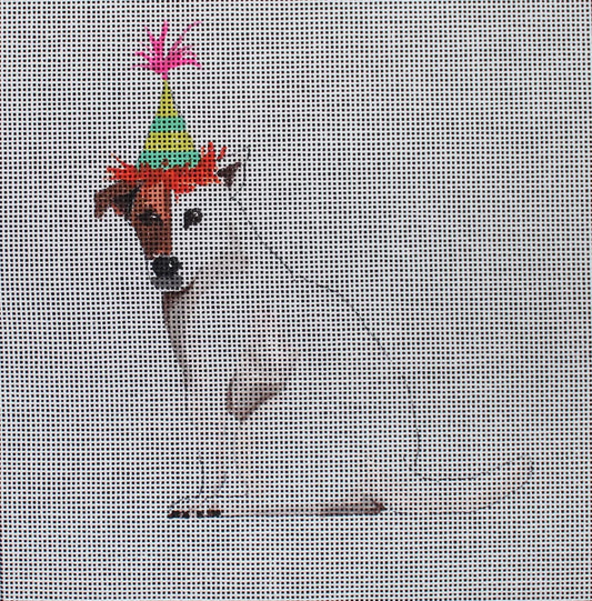 AN396 - Jack Russell Birthday Hat