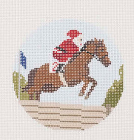 AOK145 - Sporty Santa Ornament - Steeplechase Santa