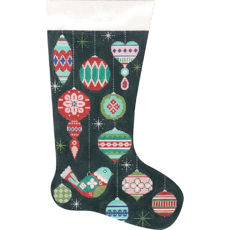 AP 4340 - Partridge and Ornaments Stocking