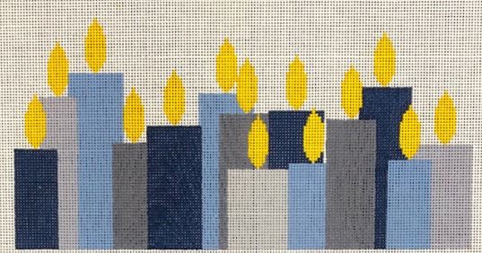 ASIT018B - Candles  - Blue