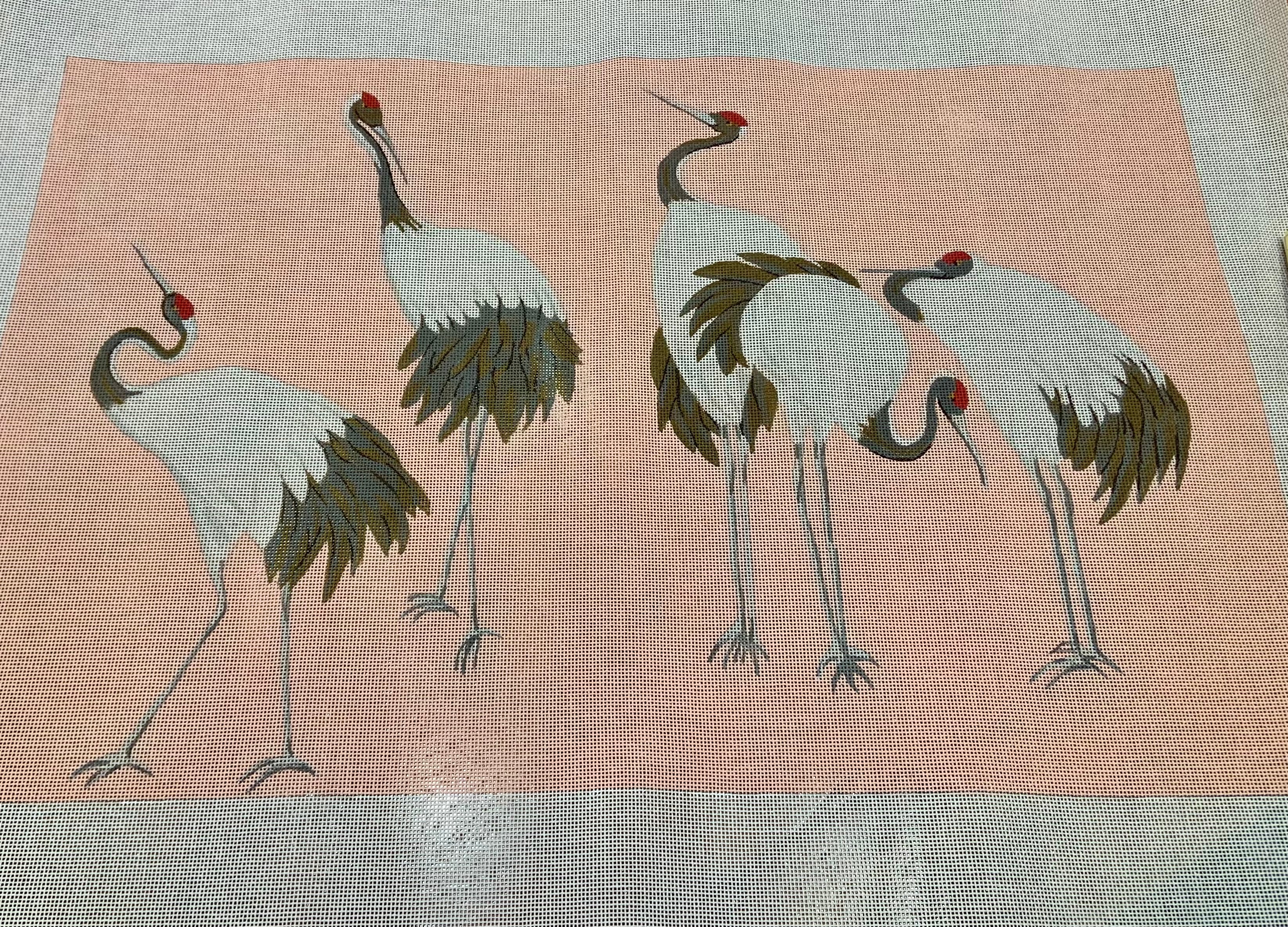 ASIT043 - Cranes on Pink