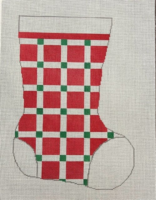 ASIT098RXXL - Red/White/Green Checks