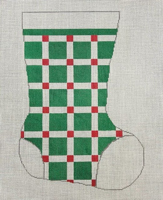ASIT098XXL - Green/Red/White Checks