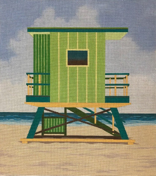 ASIT361XS - Green Lifeguard Stand