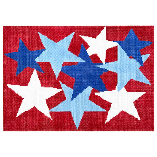 ASIT362 - Stars Red Background