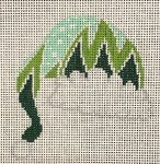 ASIT445 - Teal Green Zig Zag Cap