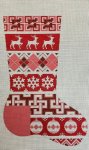 ASIT488 - Red Squares Stocking