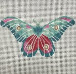 ASIT554 - Teal and Rose Butterfly