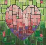 ASIT557 - Stained Grass Heart