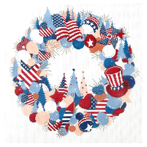 ASIT394 - 4th of July Wreath