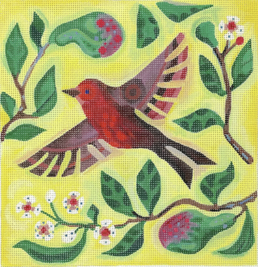 AT-PL-04 - Robin with Pears on Lemon