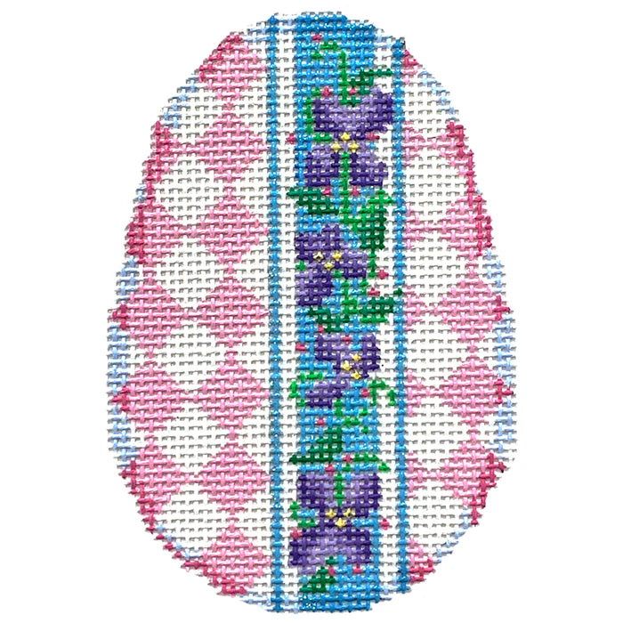 AT EG339 - Harlequin/Violets Egg