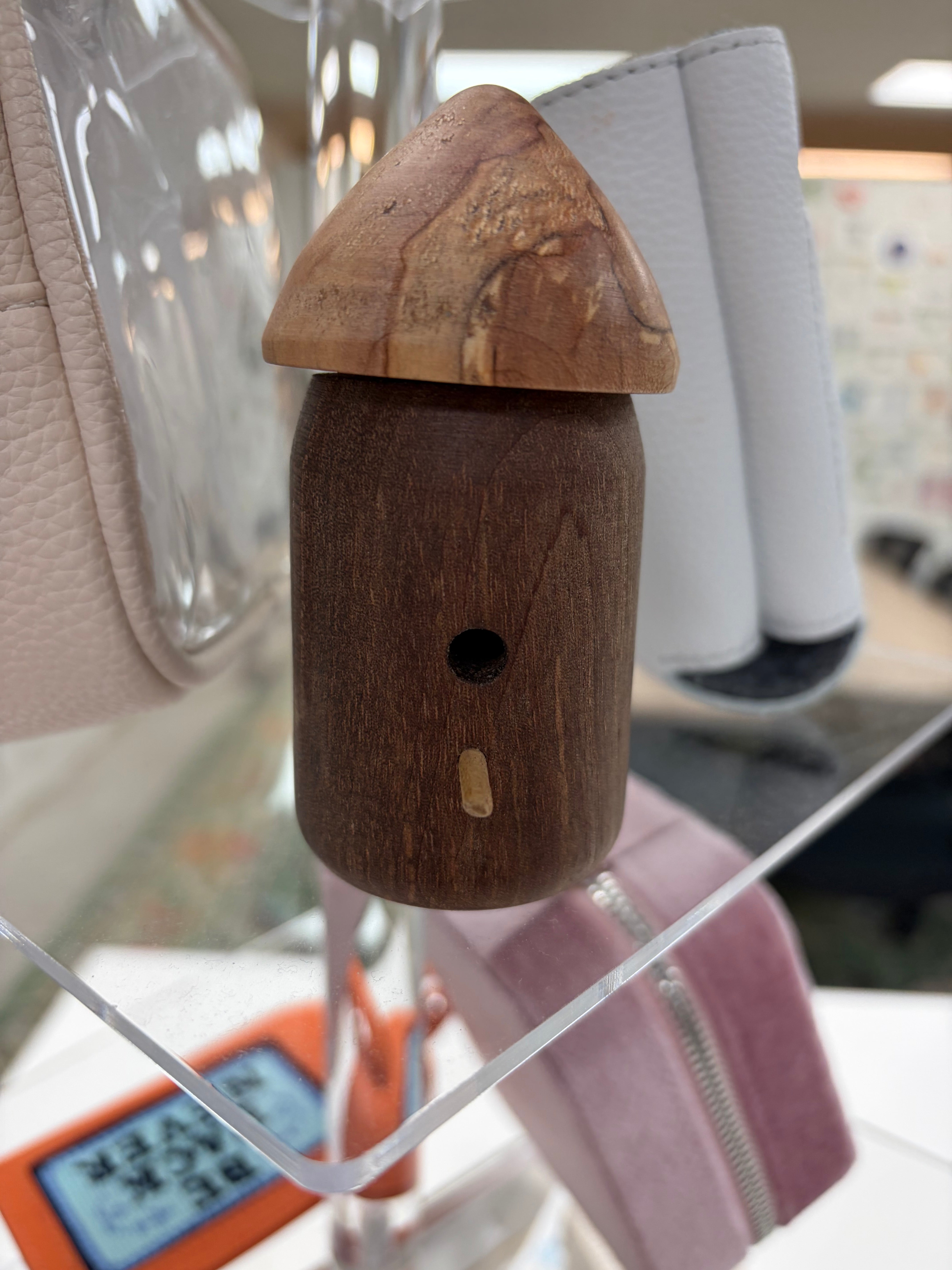 Wooden Needle Case Birdhouse - Fireside Exclusive