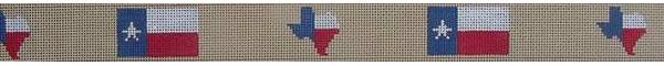 B22 - Texas State Shape and Flag