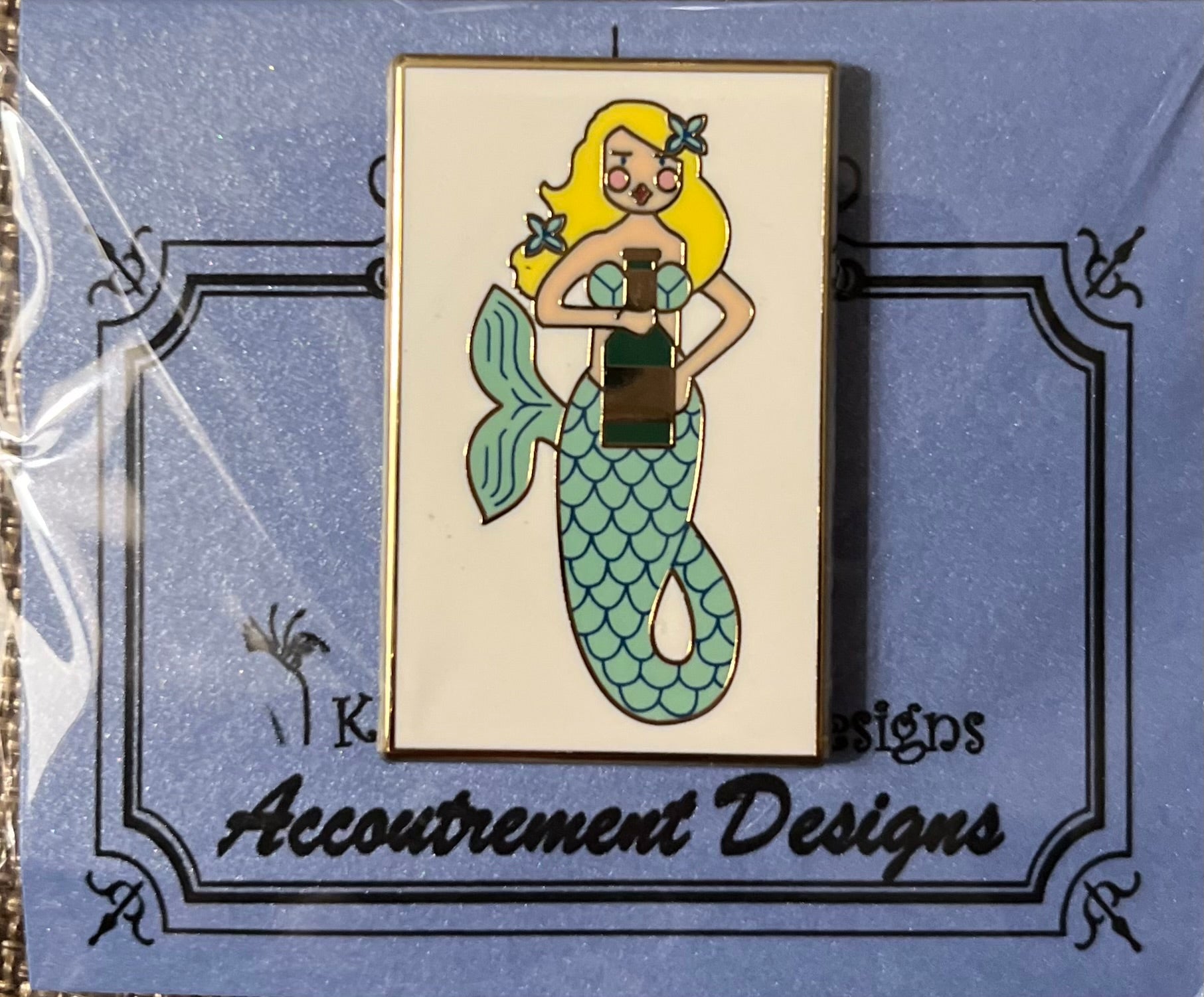 KPMNM - Champagne Mermaid Needleminder