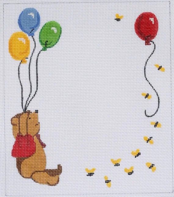 BA-01 - Winnie the Pooh with Balloons and Bees