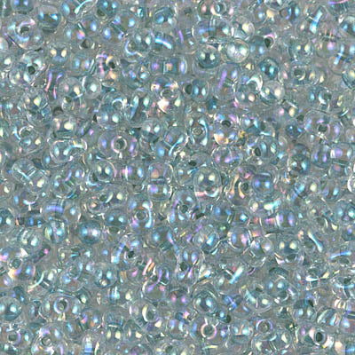 TB-BB-263 - Sea Foam Lined Crystal AB Berry Bead
