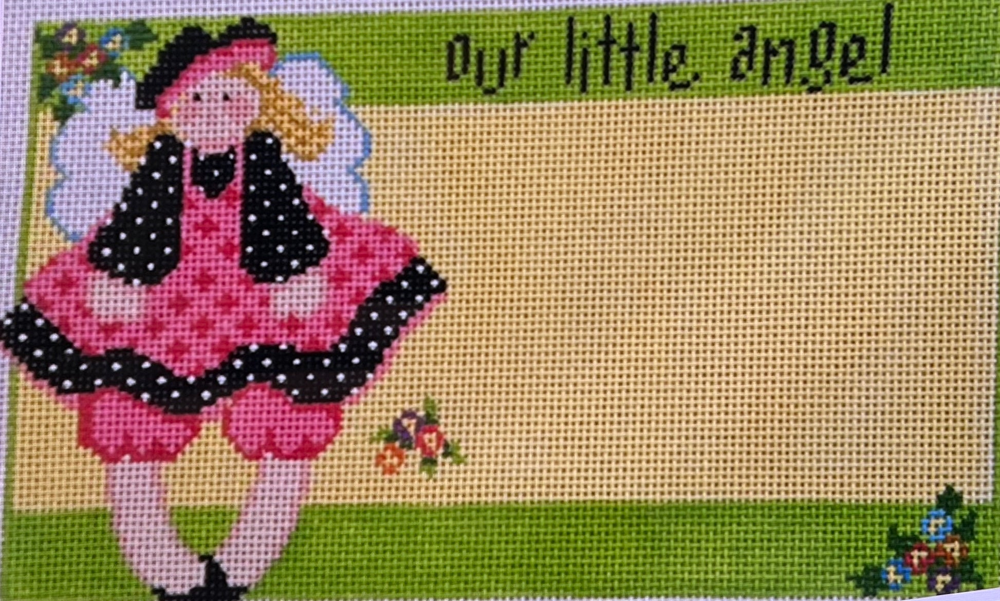 ND1115 - Little Girl's Angel Sampler