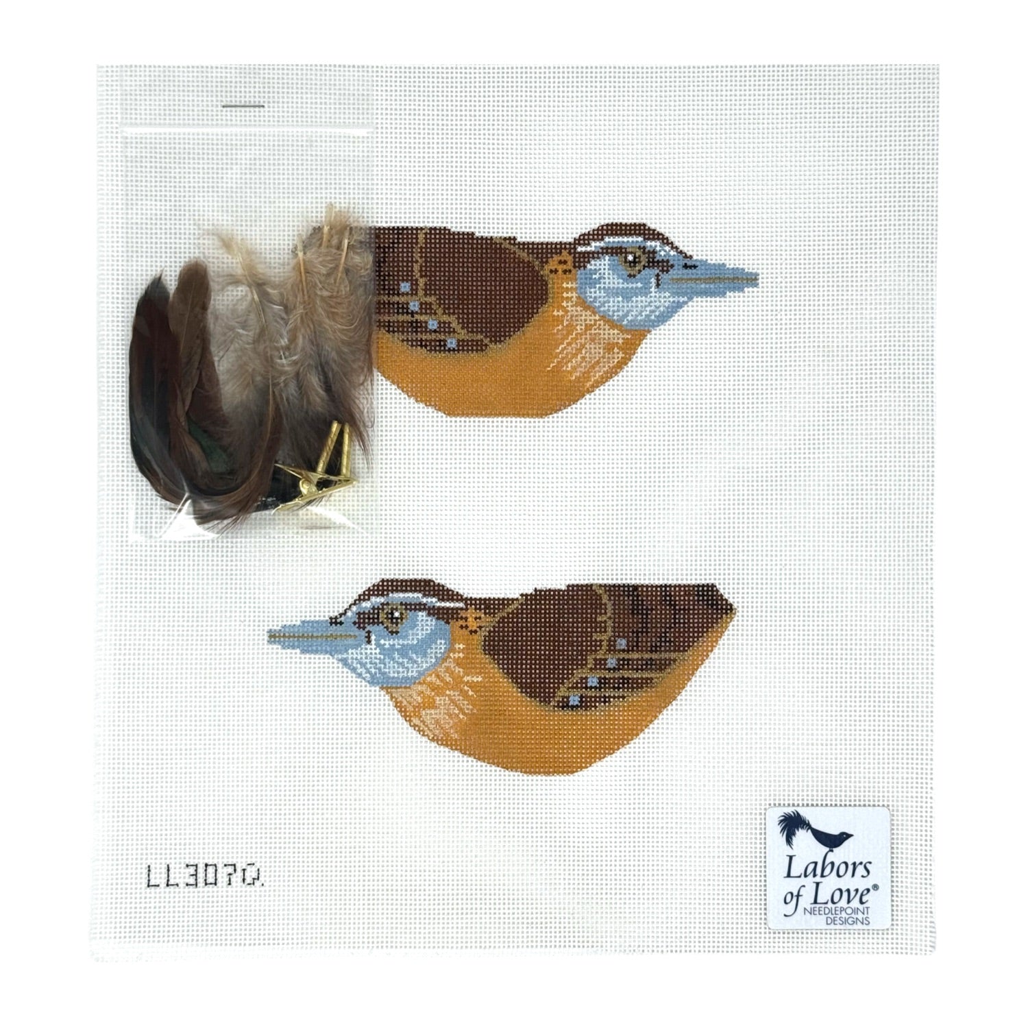 LL307Q - South Carolina Wren Double Sided Clip On