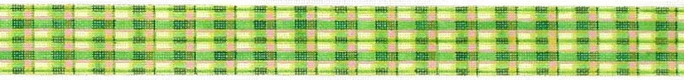 BL-12 - Madras Pattern - Greens, Lime and Pink (Retiring)