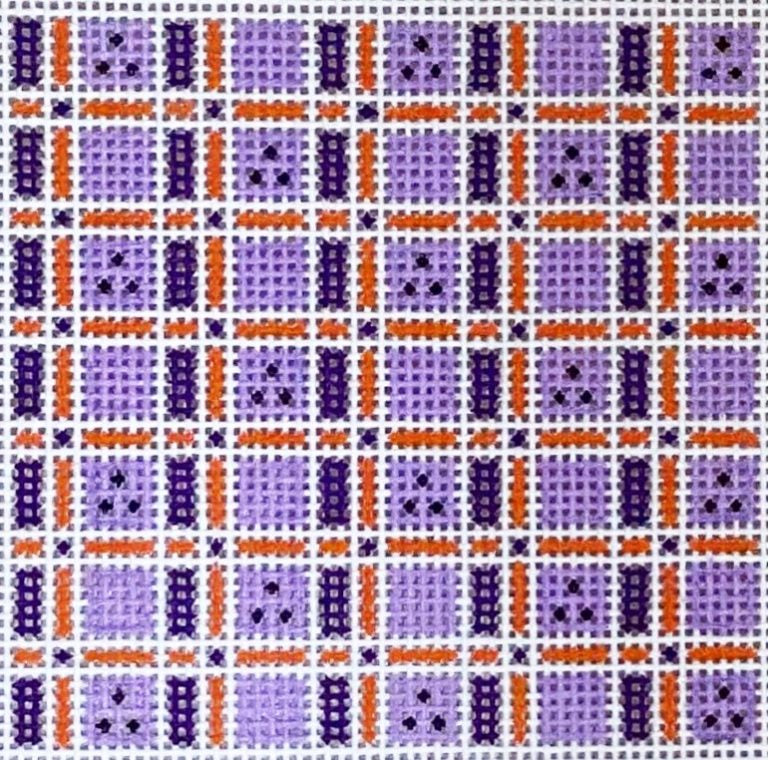 BP-94 - Purple and Orange Plaid Insert