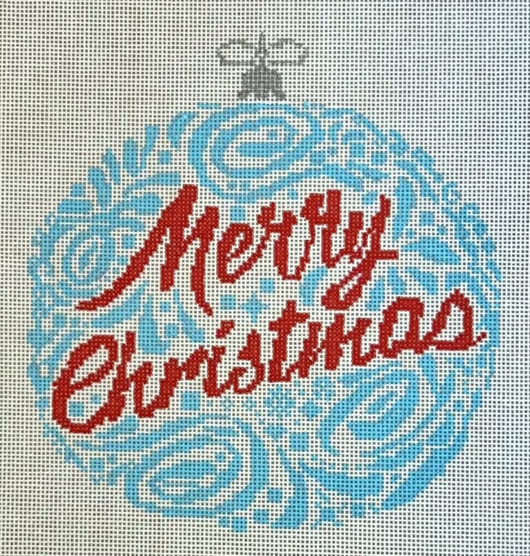 BP-97 -  Merry Christmas Ornament - Blue