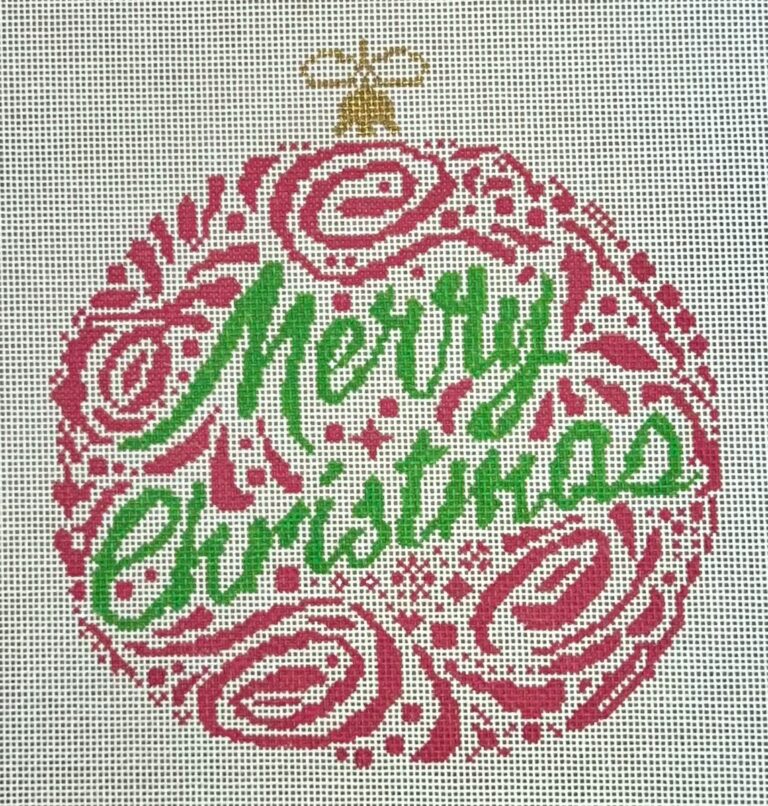 BP-99 -  Merry Christmas Ornament - Red