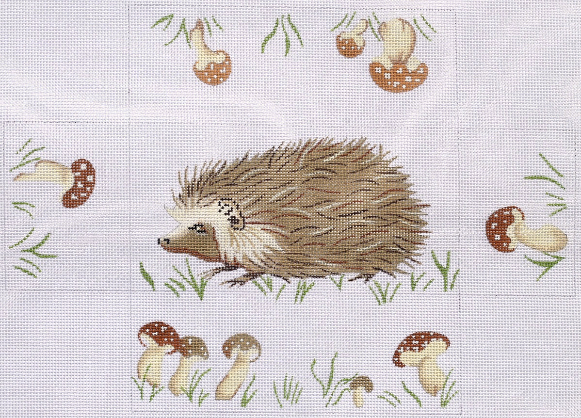 BR-13 - Hedgehog with Wild Mushrooms