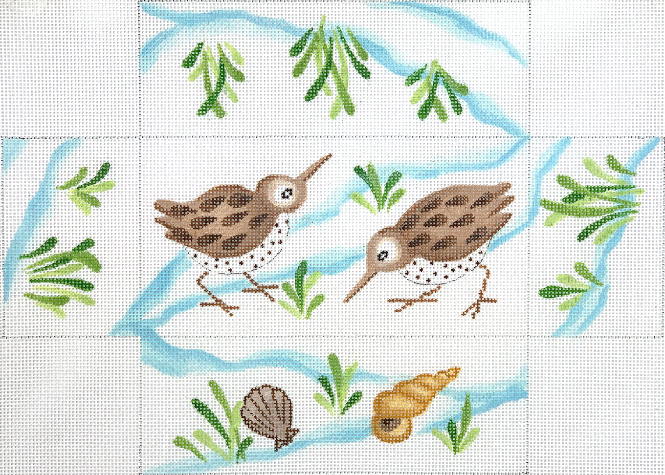 BR-15 - Sandpipers in Beach Grass