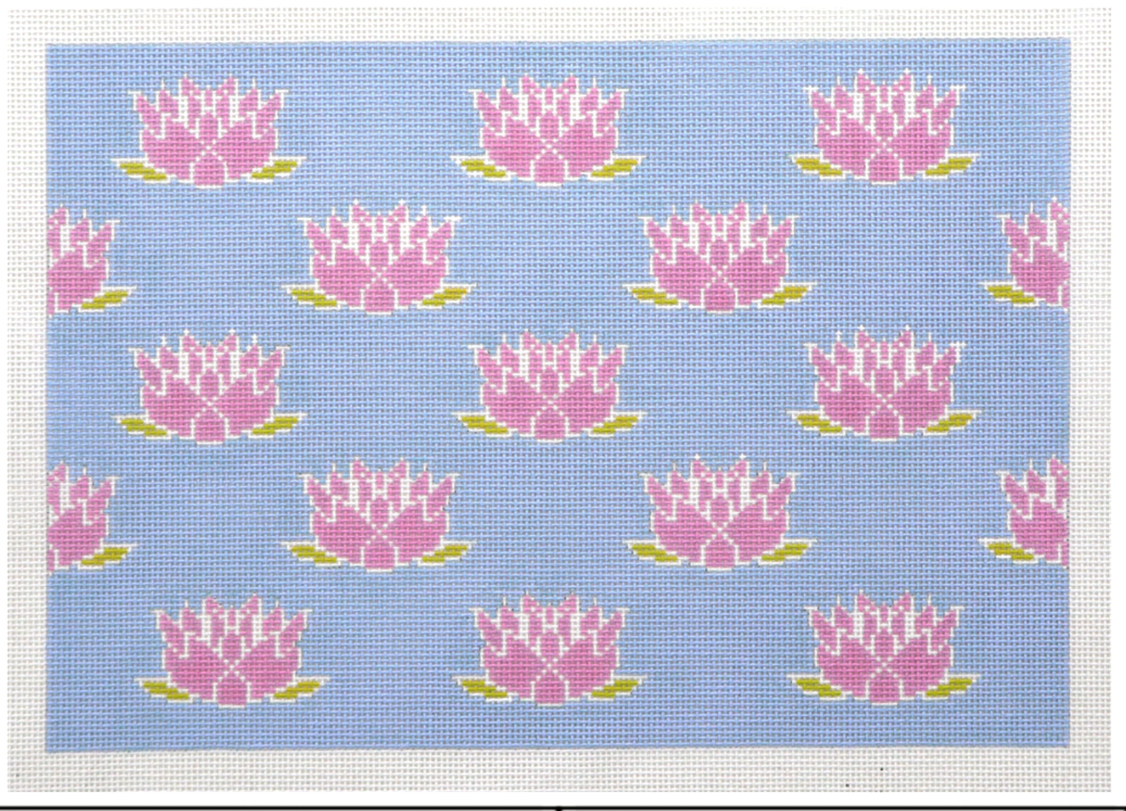 BS04 - Periwinkle Lotus Clutch