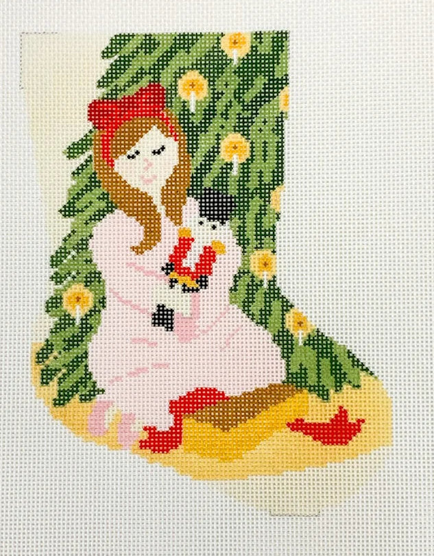 BS-30 - Clara with Nutcracker Midi and Mini Stocking