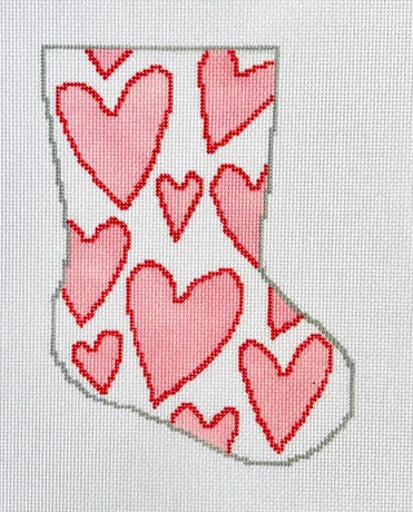 BS-74 - I Love You More than Hearts Mini Stocking