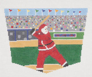 AOK130 - Sportiy Santa Baseball Stocking Cuff