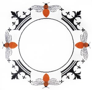 C-430 - Crown Bee Monogram