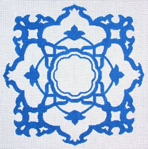C-437B - Monogram - Stylized Flowers