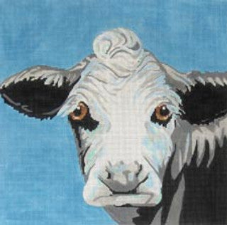 C-450C - Cow on Blue