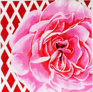 C-461A - Lattice Rose on Rose