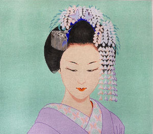 C-503D - Geisha with Hair Comb