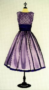 C-507G - Party Dress - Purple