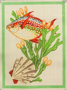 C-530E - Fish and Shell - Green