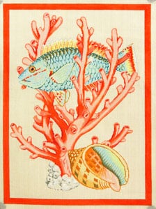 C-530F - Fish and Shell - Coral